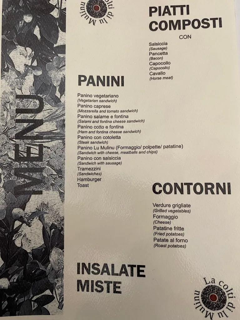 Menu_Bar la Colti di Lu Mulinu_Aggius_imagen_1