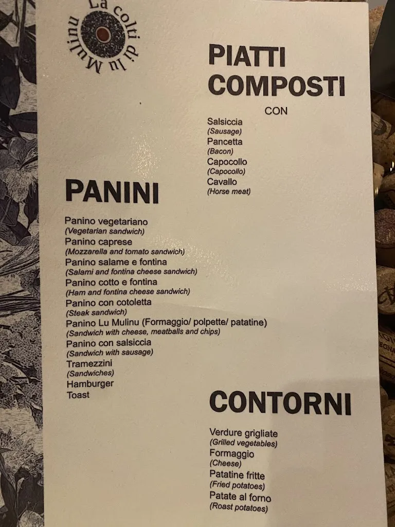 Menu_Bar la Colti di Lu Mulinu_Aggius_imagen_2