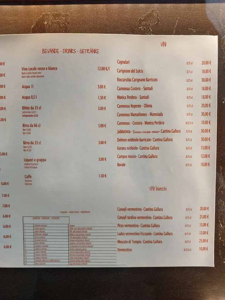 Menu_La Gallurese_Aggius_image_4