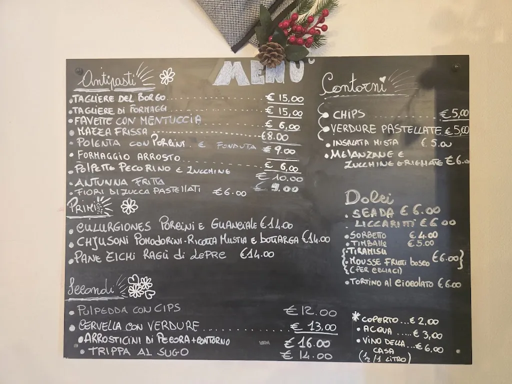 Menu_Osteria del Borgo_Aggius_image_1