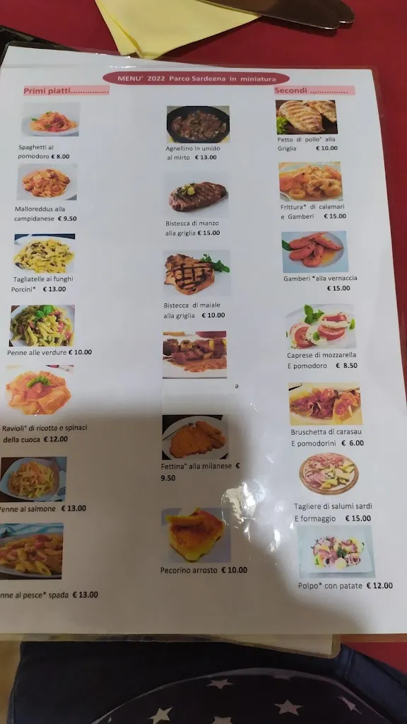 Menu_Bar Ristorante - Parco Sardegna in Miniatura_Albagiara_image_2