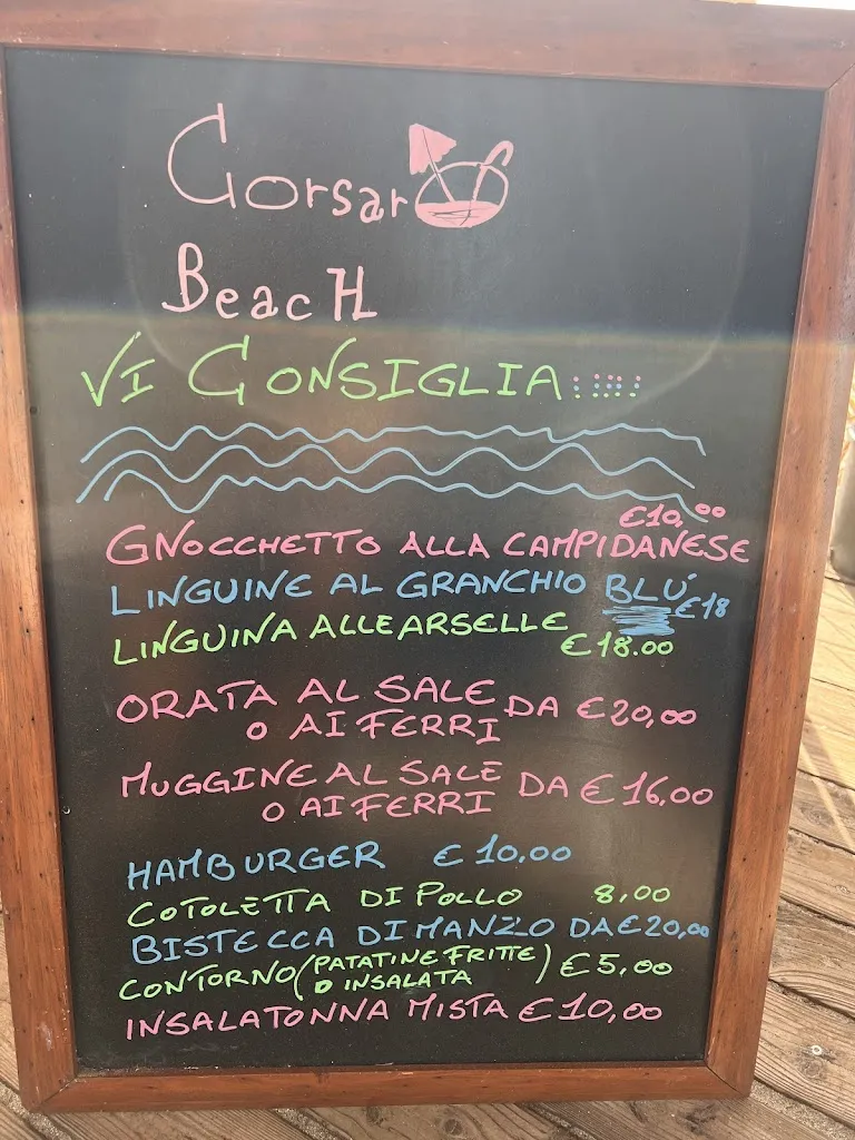Menu_Corsaro Beach_Arborea_image_2
