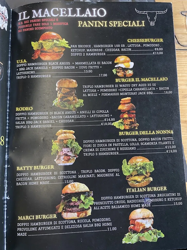 Menu_Ristorante Il Macellaio_Arbatax_immagine_1