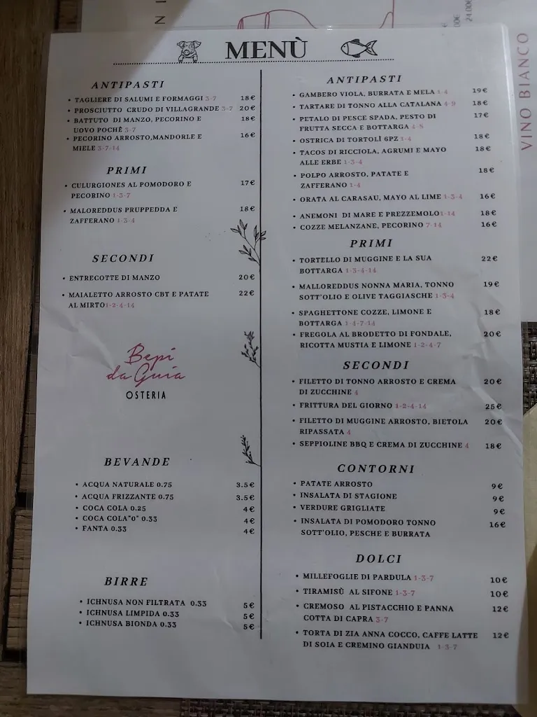 Menu_Osteria Bepi Da Guia_Arbatax_image_2