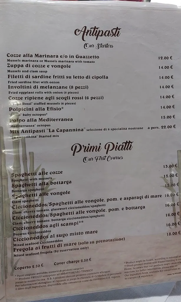 Menu_La Capannina_Arbatax_image_1