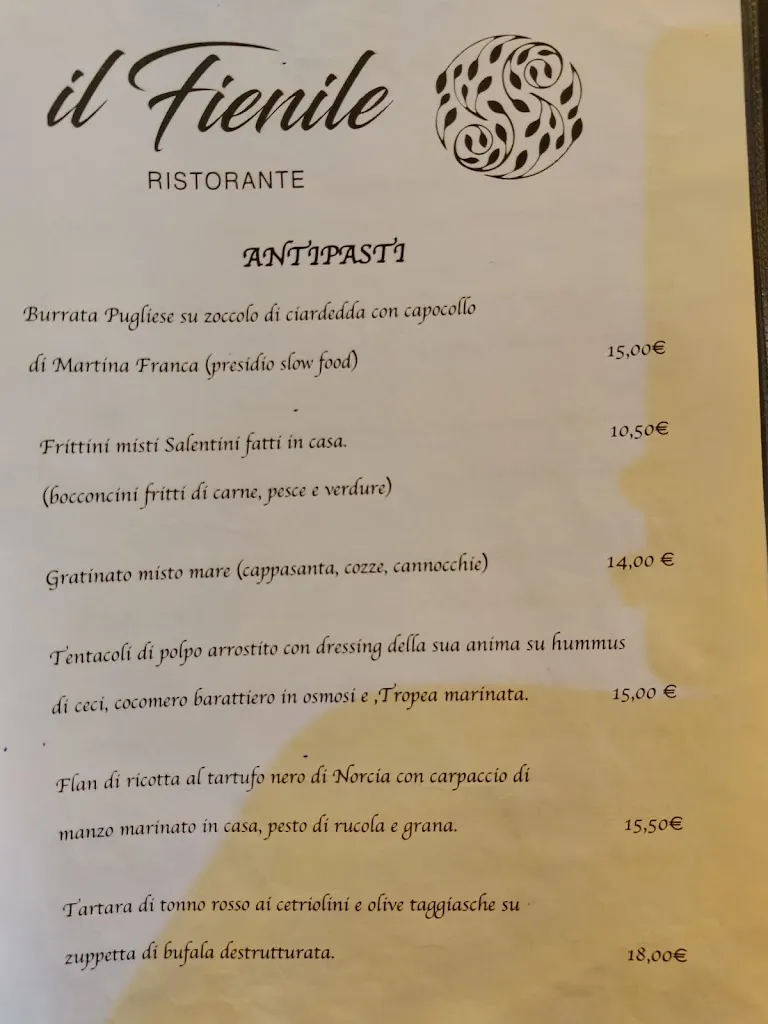 Menu_Il Fienile Ristorante_Galatina_image_4