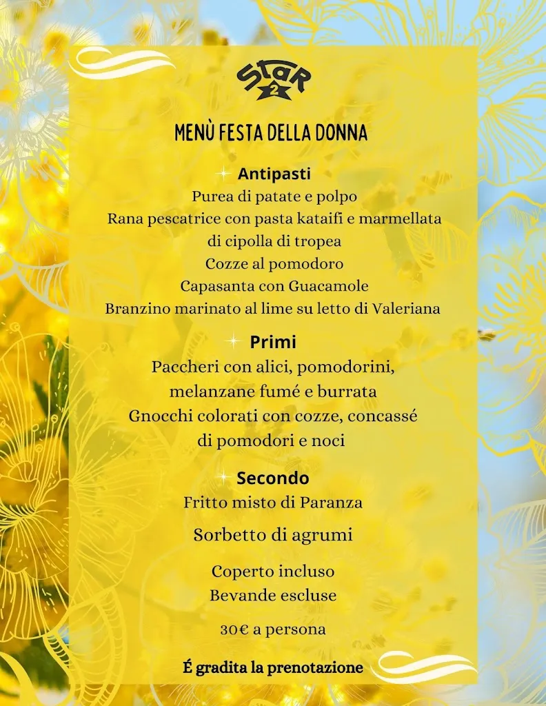 Menu_Star 2 Ristorante Pizzeria_Arbatax_image_1