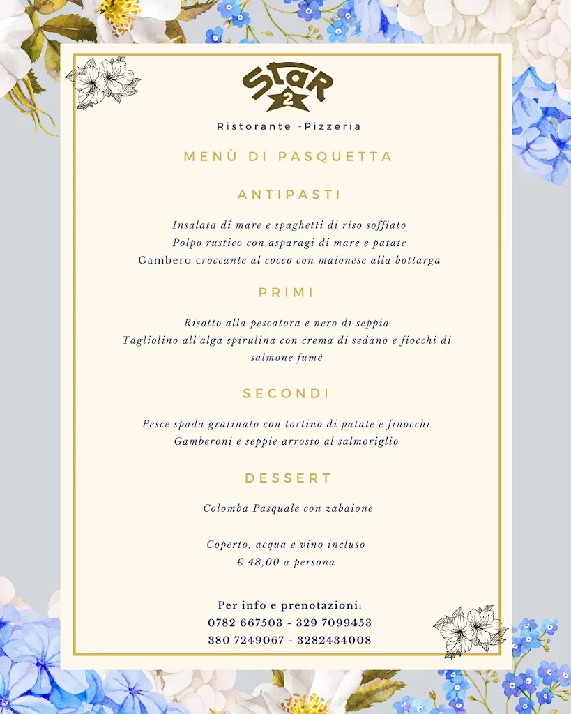 Menu_Star 2 Ristorante Pizzeria_Arbatax_image_2