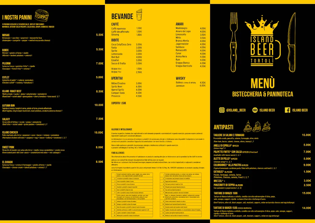 Menu_ISLAND BEER_Arbatax_image_2