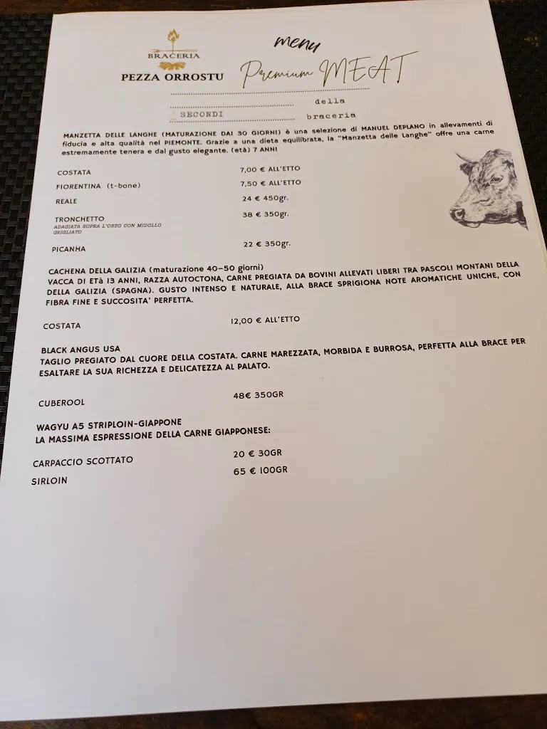 Menu_Braceria Pezza Orrostu • Steak House Tortoli_Arbatax_image_2
