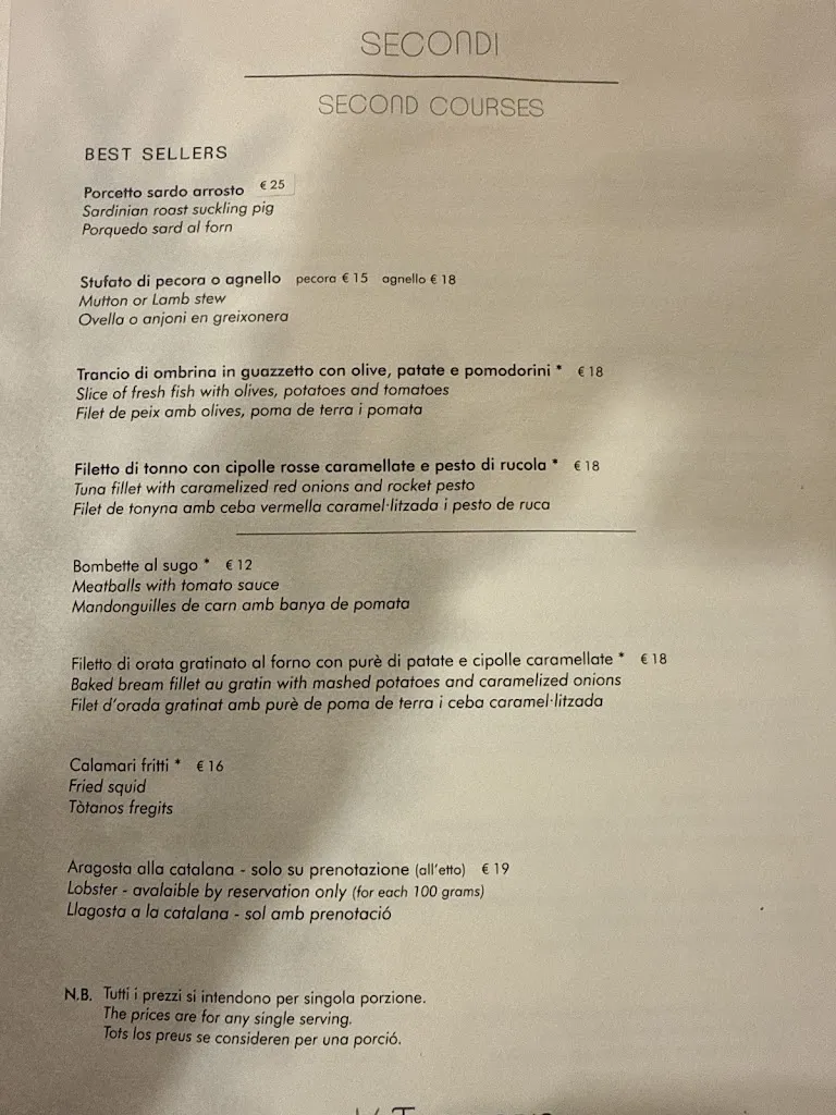 Menu_Trattoria Lo Romanì_Alghero_image_2