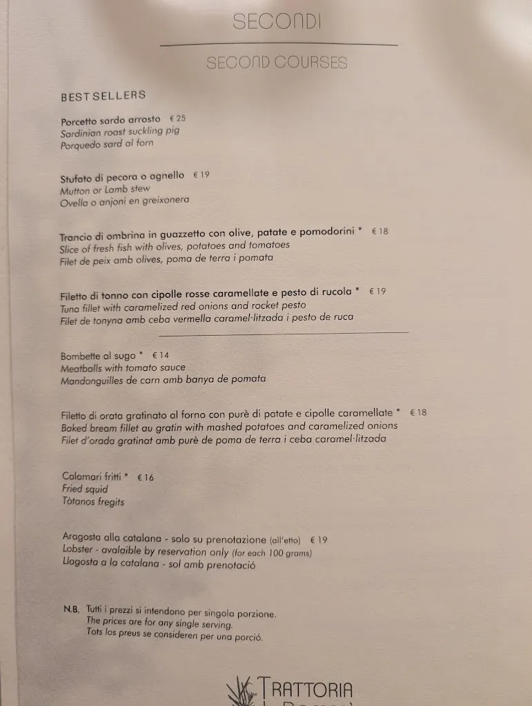 Menu_Trattoria Lo Romanì_Alghero_image_3