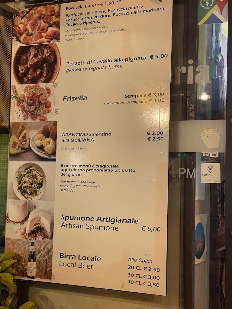 Menu_La Focacceria degli Orsini_Galatina_image_2