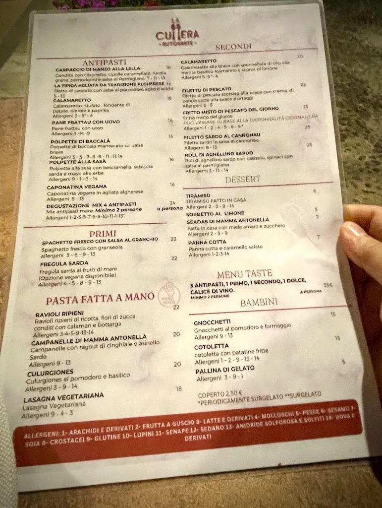 Menu_Ristorante La Cullera_Alghero_image_3