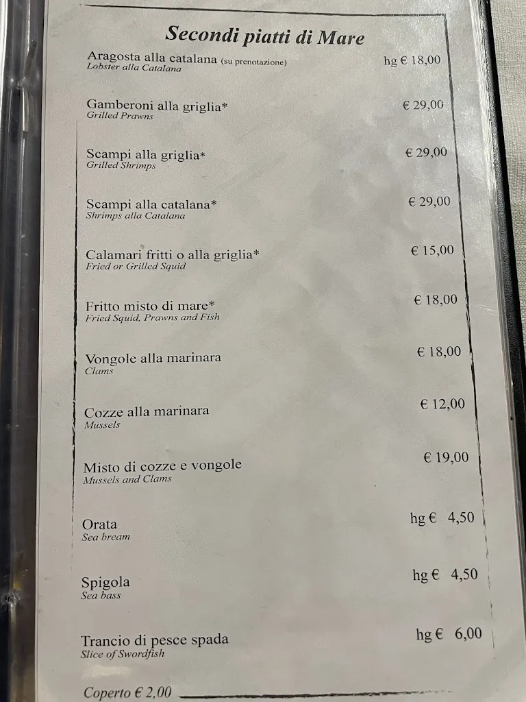 Menu_Al Vecchio Mulino_Alghero_image_2