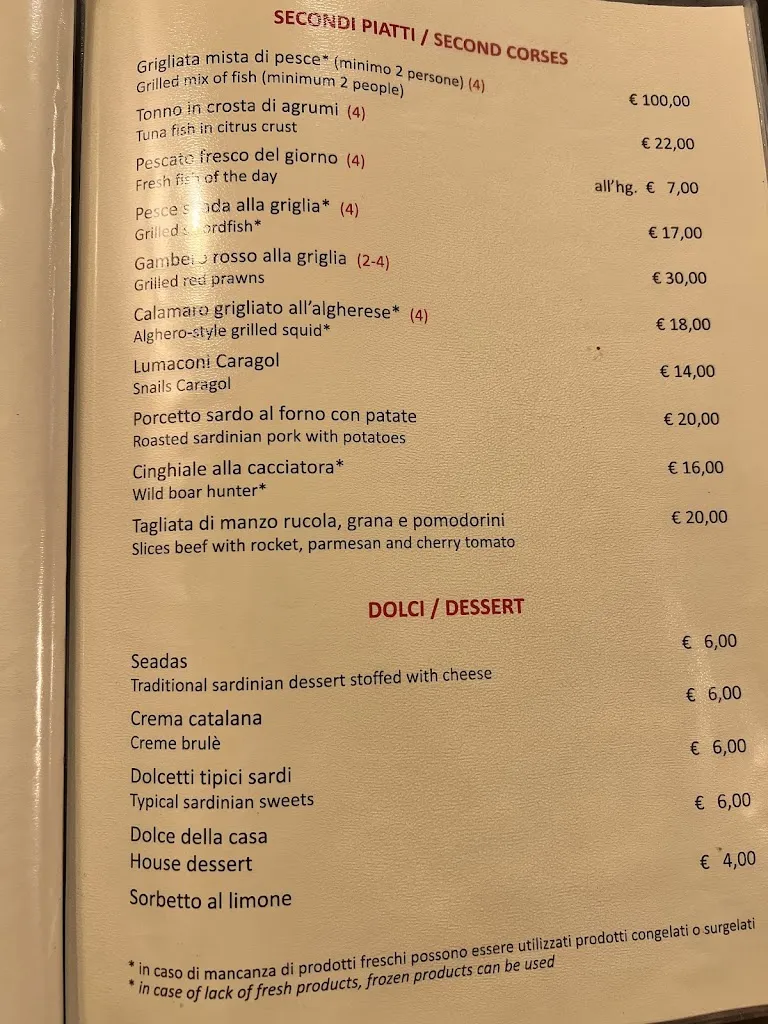 Menu_Trattoria Caragol_Alghero_image_4