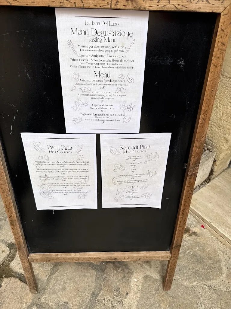 Menu_Tana del Lupo_Galatina_image_1