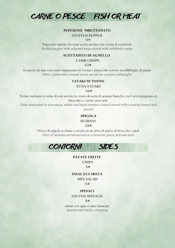 Menu_L’ Incontro Restaurant di Luigi e Ilenia_Alghero_image_2