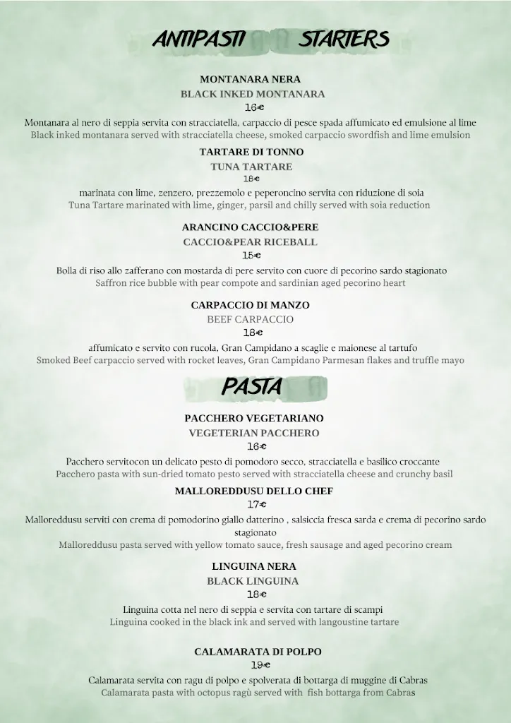 Menu_L’ Incontro Restaurant di Luigi e Ilenia_Alghero_image_3