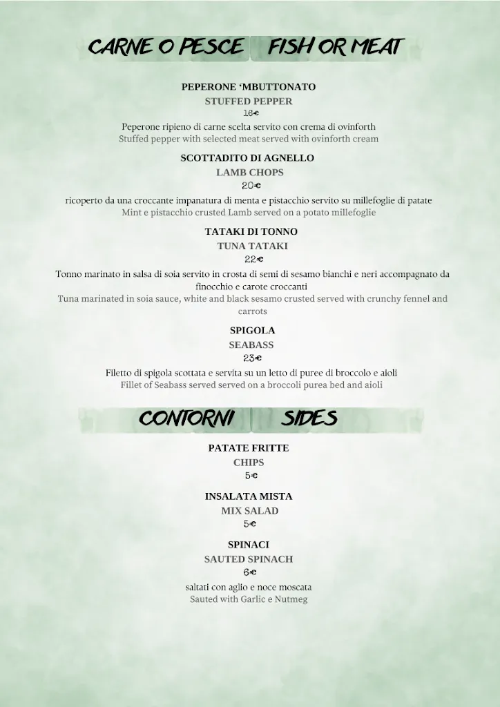 Menu_L’ Incontro Restaurant di Luigi e Ilenia_Alghero_image_4