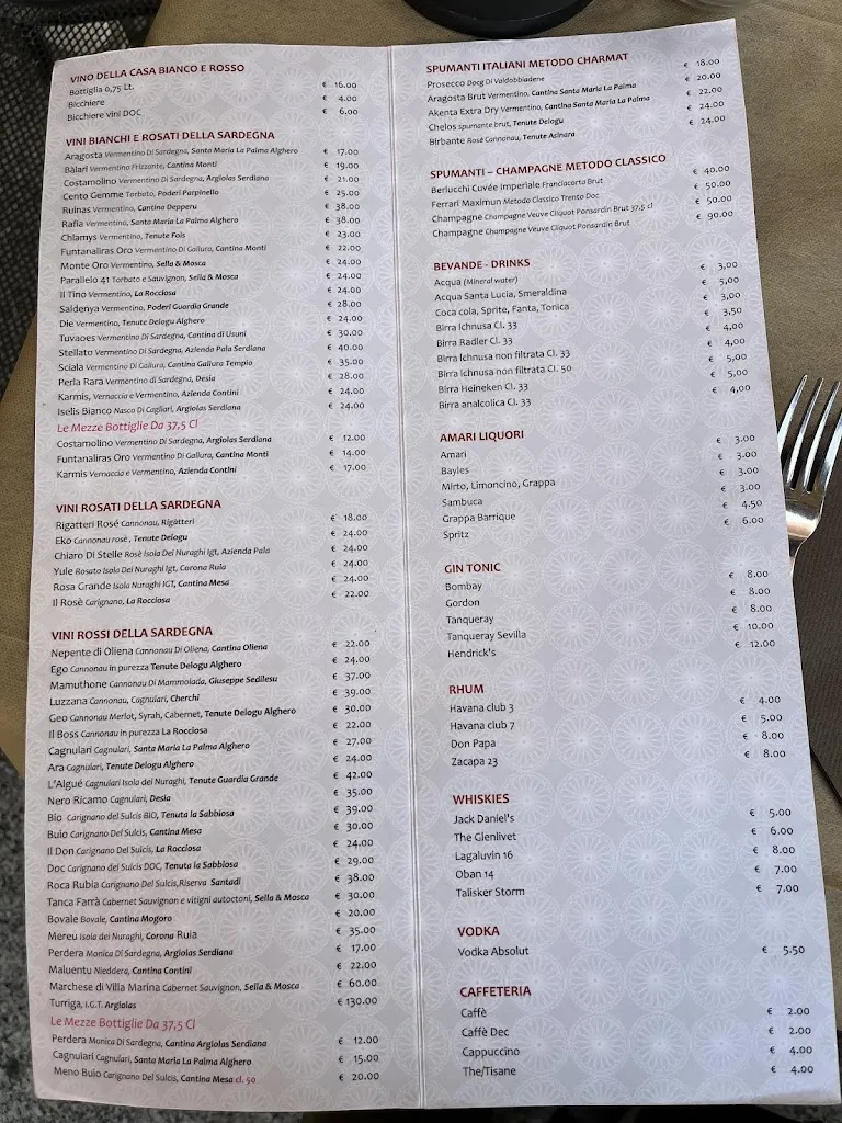 Menu_Ristorante Sa Mesa_Alghero_image_1