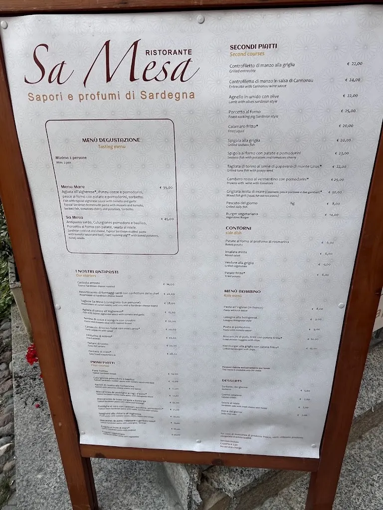 Menu_Ristorante Sa Mesa_Alghero_image_3