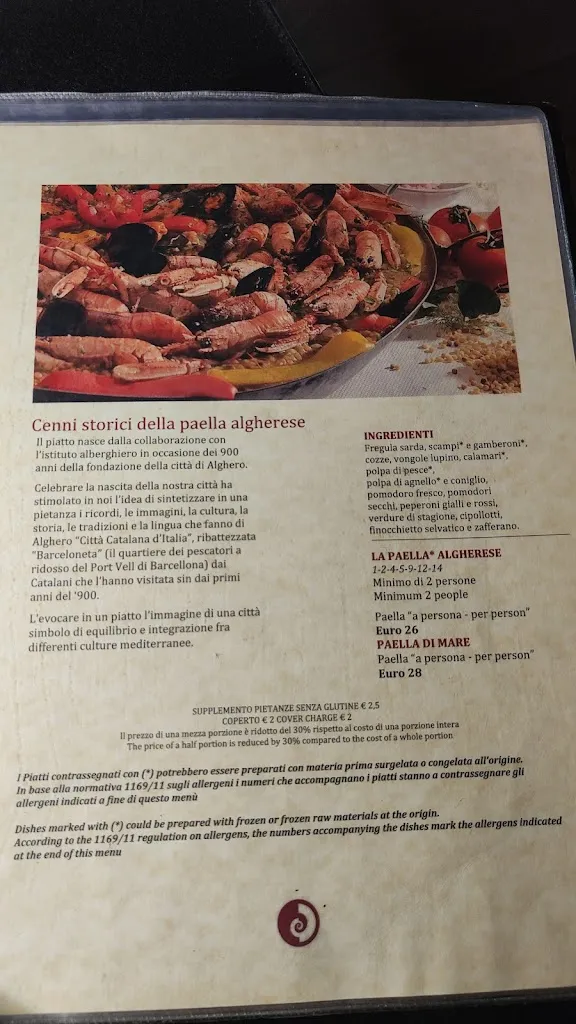 Menu_La Pergola | Ristorante e Pizzeria_Alghero_image_4