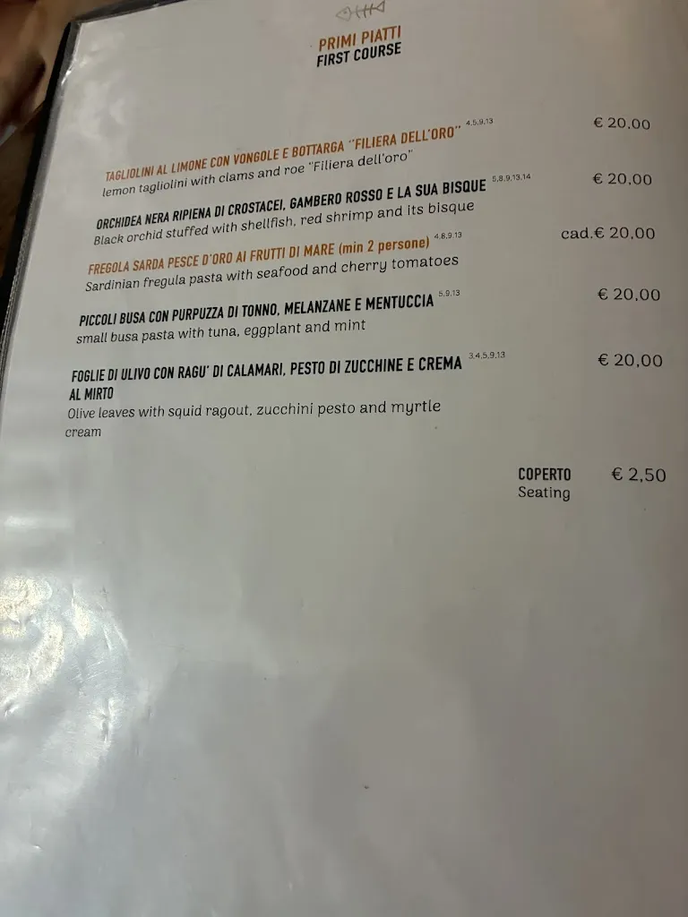 Menu_Ristorante Il Pesce D'oro_Alghero_image_1
