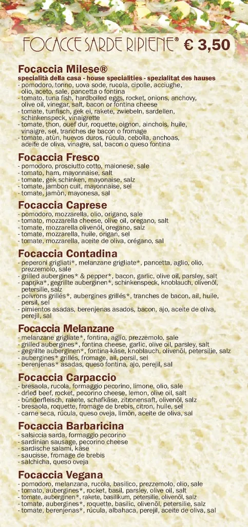 Menu_Bar Focacceria Milese_Alghero_image_3