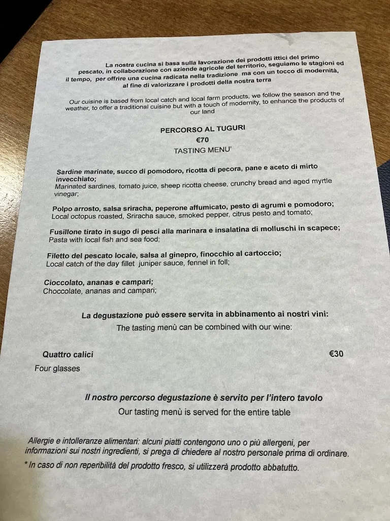 Trevor Dixon_Al Tuguri Ristorante di pesce Tipico Alghero_Alghero_recensione