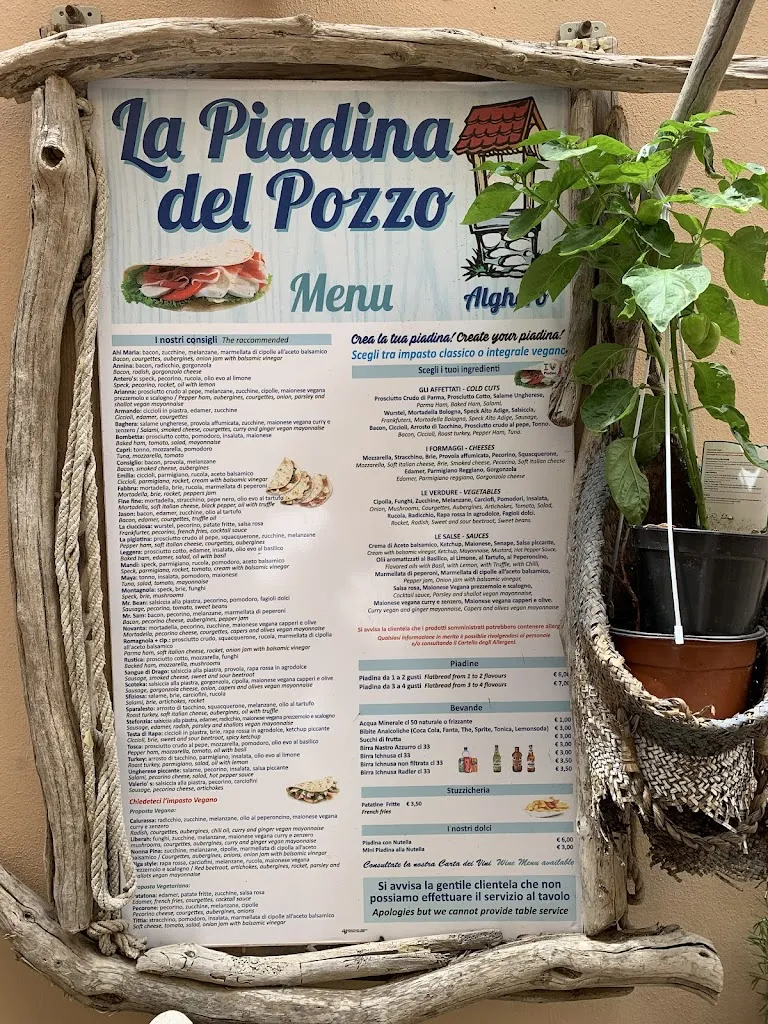 Menu_La piadina del pozzo_Alghero_image_4