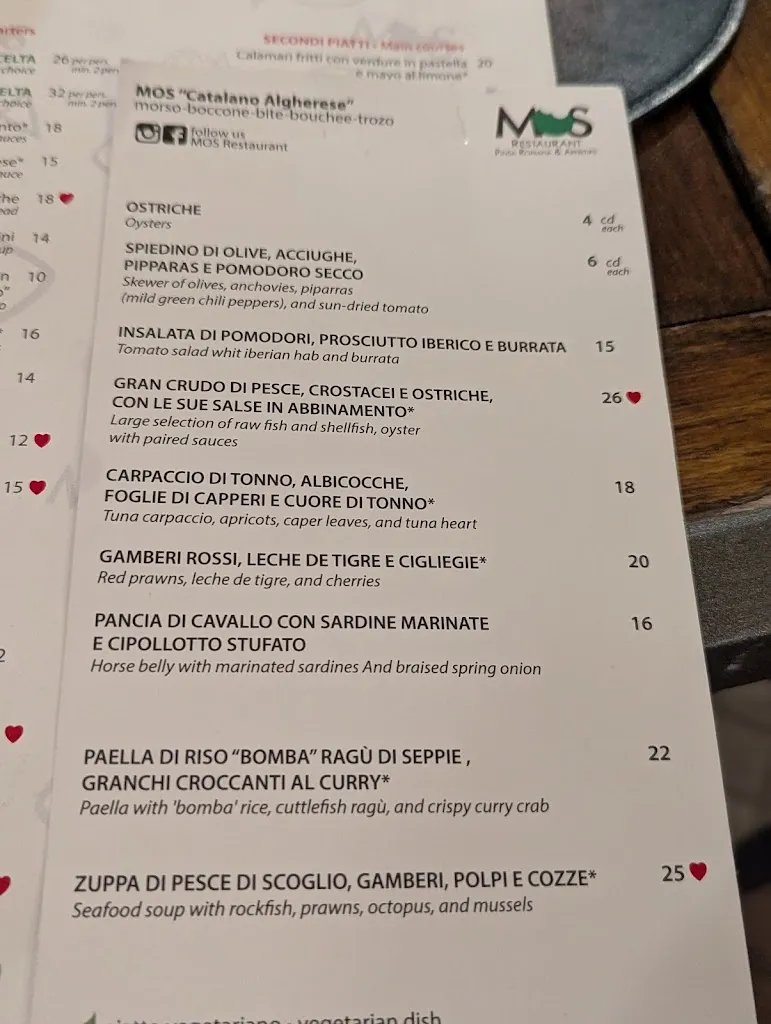 Menu_Mos Restaurant Alghero_Alghero_image_4