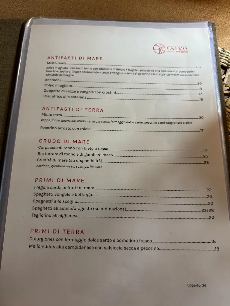 Menu_Ok Pizza Evolution - Ristorante Pizzeria_Alghero_image_4
