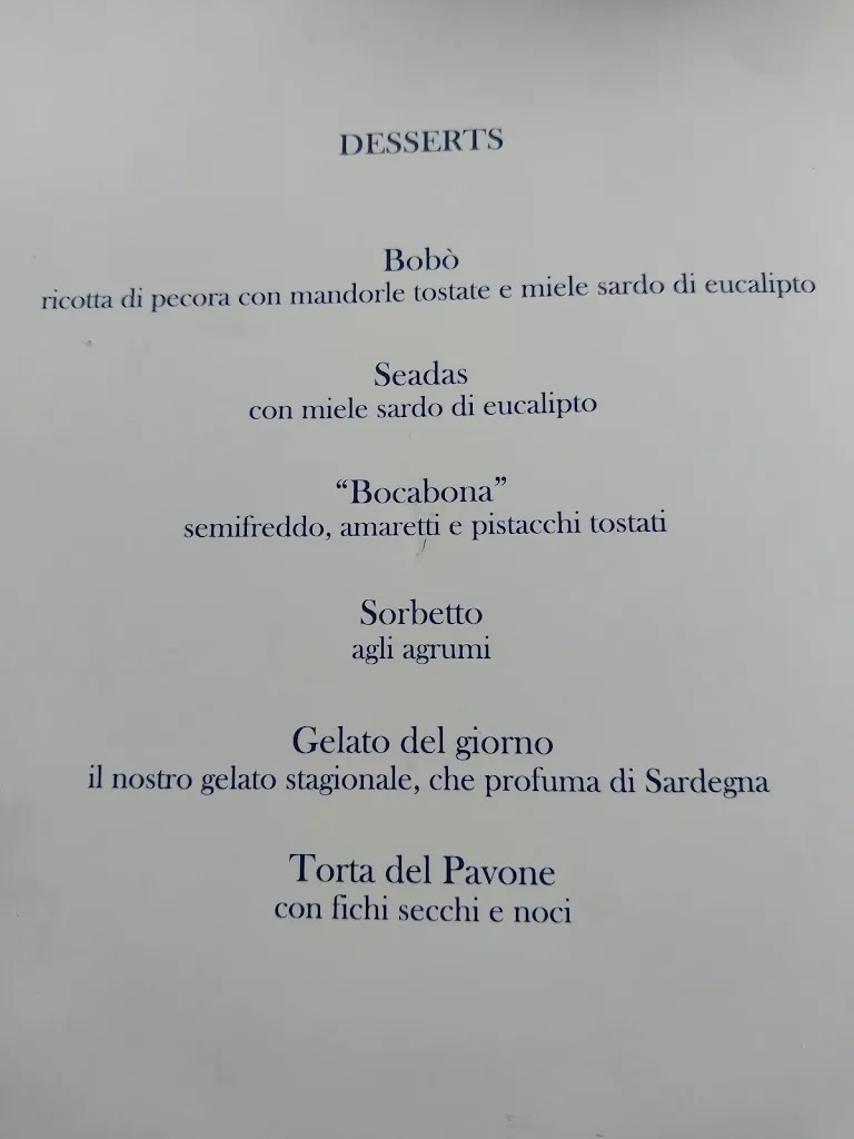 Menu_Ristorante di Pesce Il Pavone_Alghero_image_1