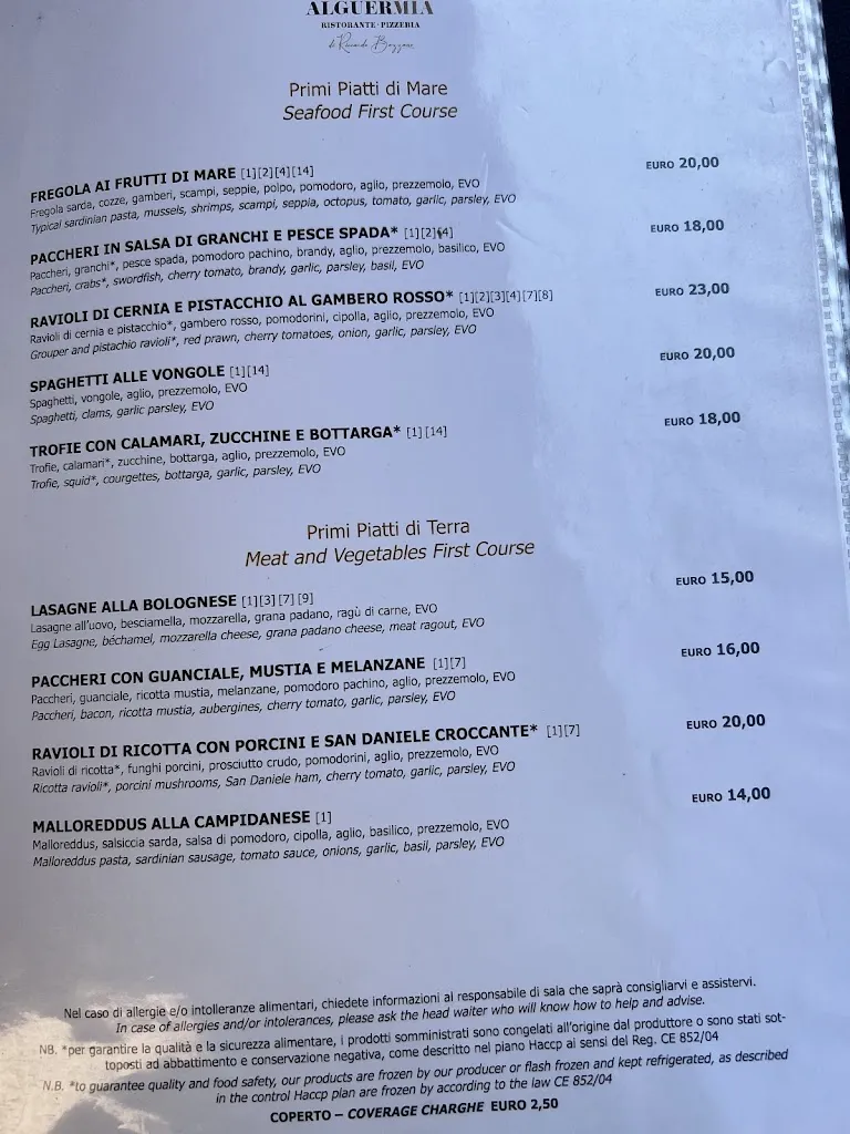 Menu_Alguer Mia – Restaurant i pizzeria_Alghero_image_3