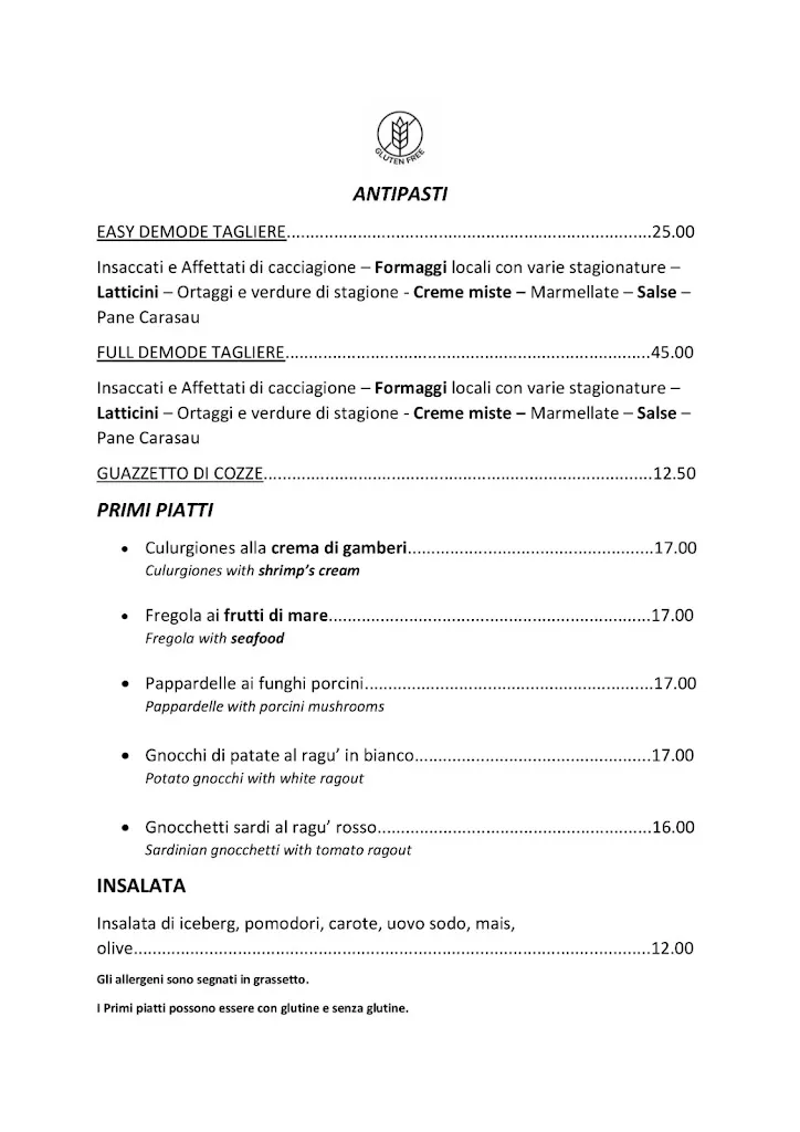 Menu_Dèmodè Beef Bistrot Alghero_Alghero_image_1