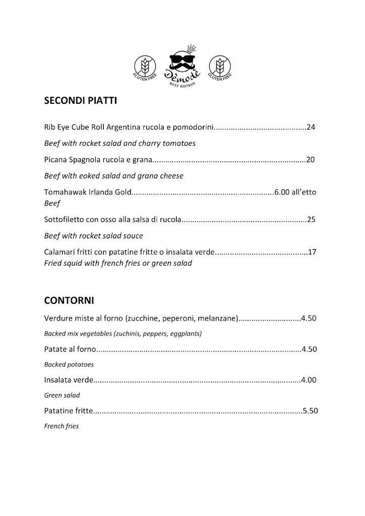 Menu_Dèmodè Beef Bistrot Alghero_Alghero_image_3