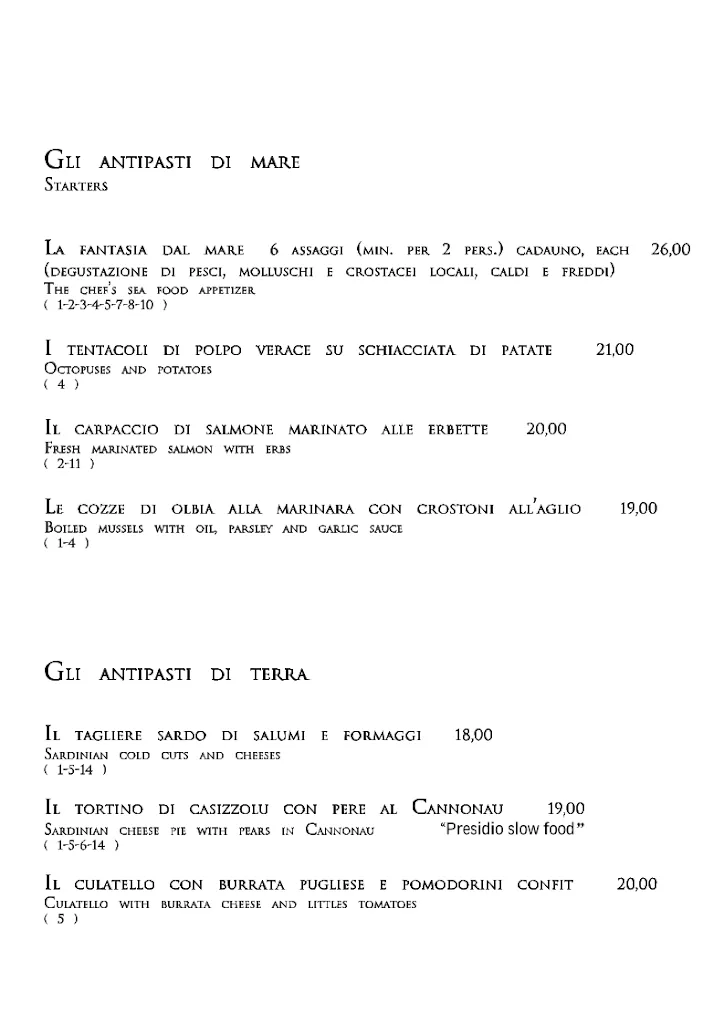 Menu_Ristorante La Rocca da Chiara_Arzachena_image_4