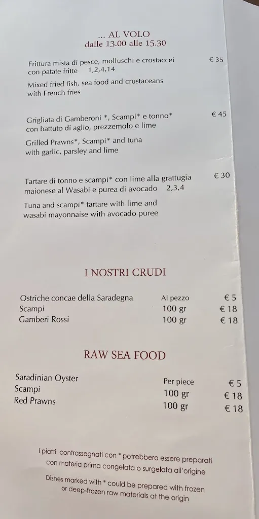 Menu_Lunaria Beach Restaurant & Lounge Bar - Apre il 31.5.2025_Arzachena_image_2