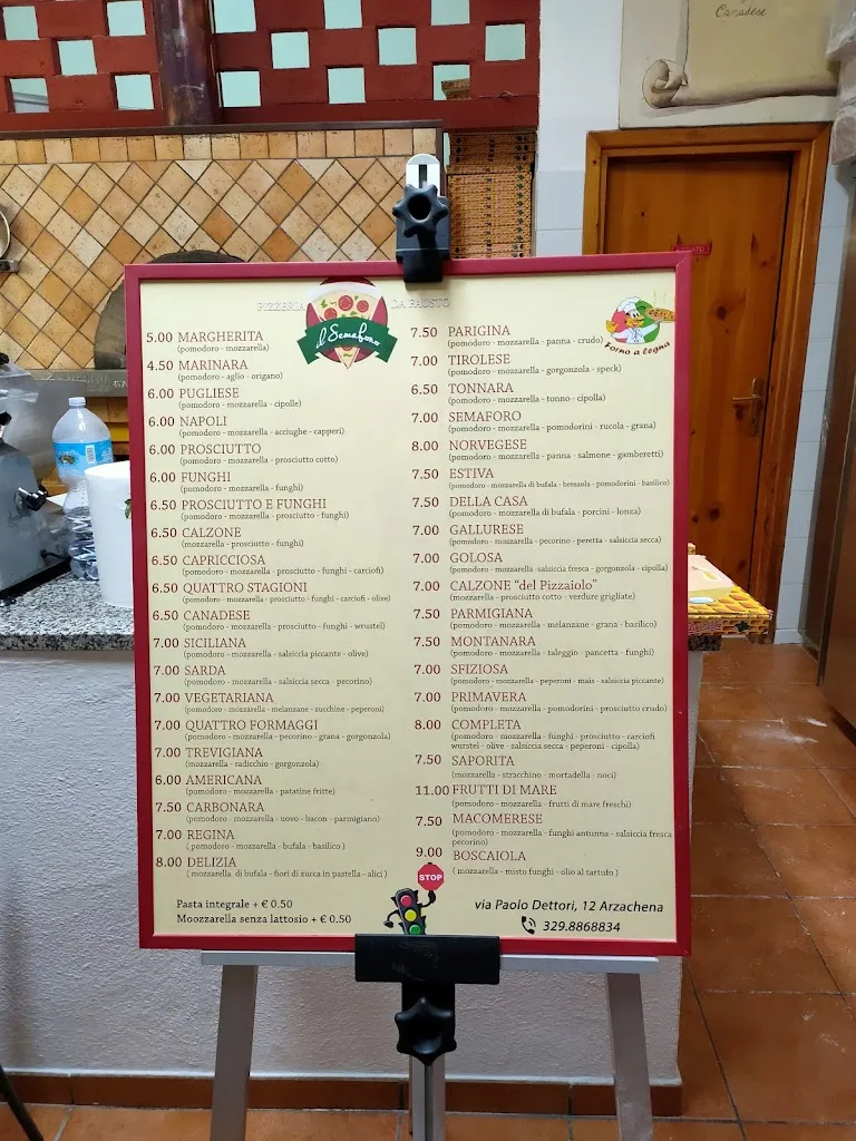 Menu_Il Semaforo Pizzeria D'asporto_Arzachena_image_2