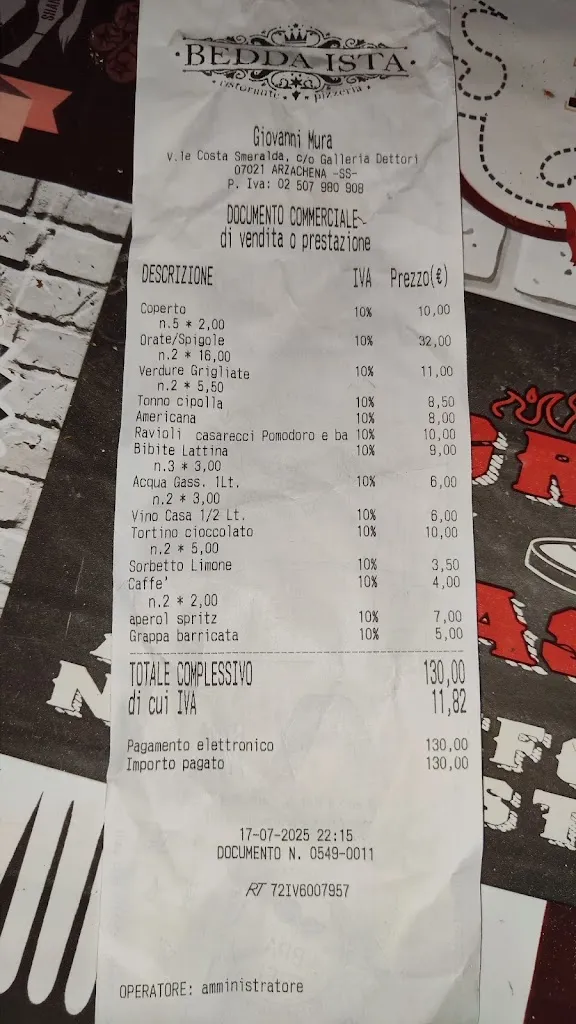 Menu_Bedda Ista_Arzachena_image_1