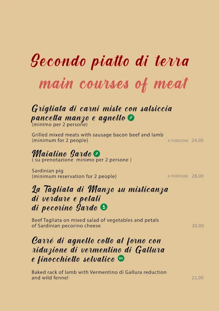 Menu_Ristorante & Affitta camere - Locanda Domus De Vida_Arzachena_image_2