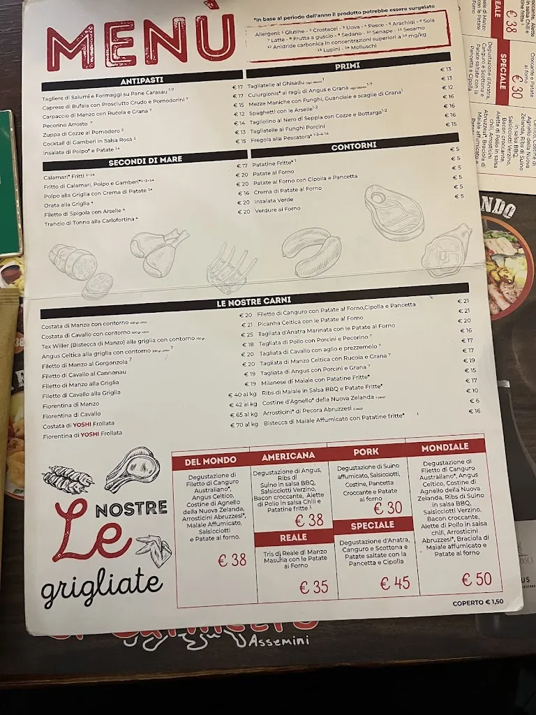 Menu_El Carnicero_Assemini_image_1