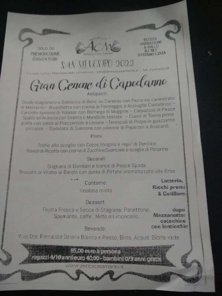 Menu_Ristorante Antica Casa Marini_Assemini_image_1