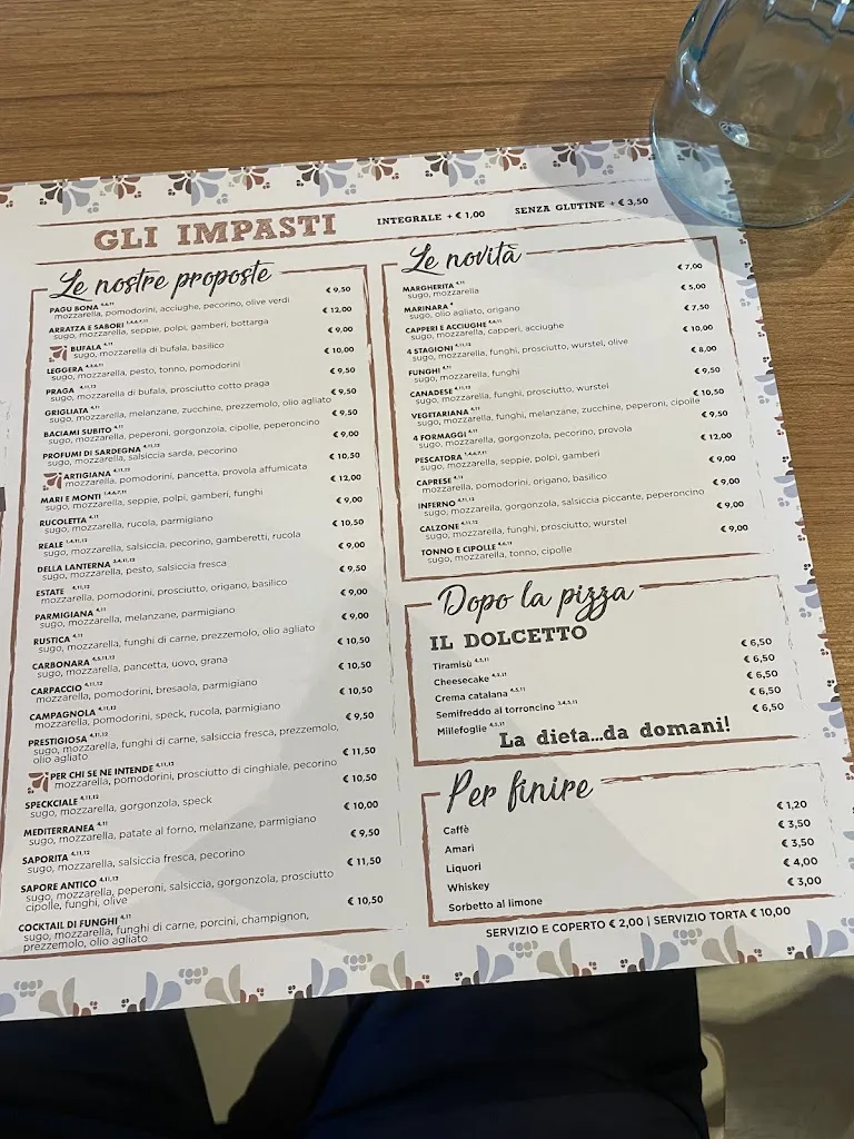 Menu_Pizzeria Sapore antico_Assemini_image_3