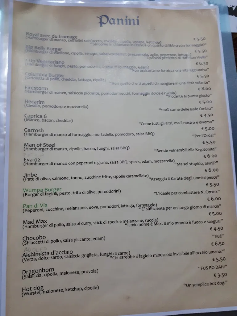 Menu_White Mage Ludo-Pub_Assemini_immagine_2