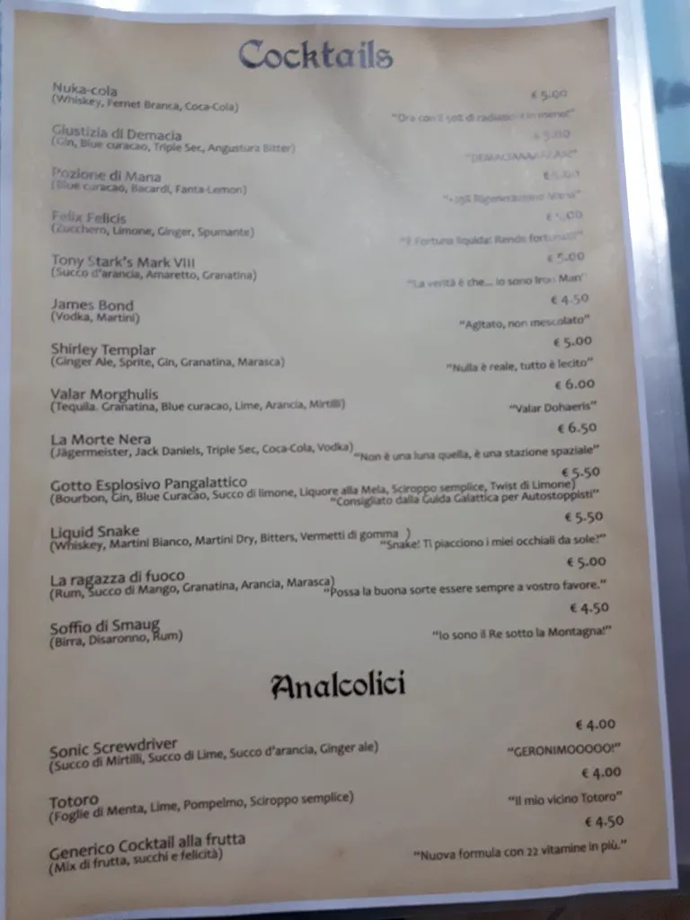 Menu_White Mage Ludo-Pub_Assemini_immagine_3