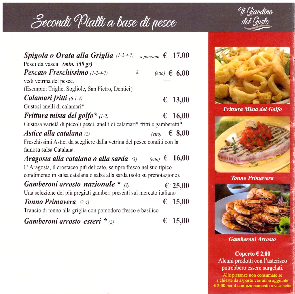 Menu_Il Giardino del Gusto Ristorante Pizzeria_Assemini_image_4