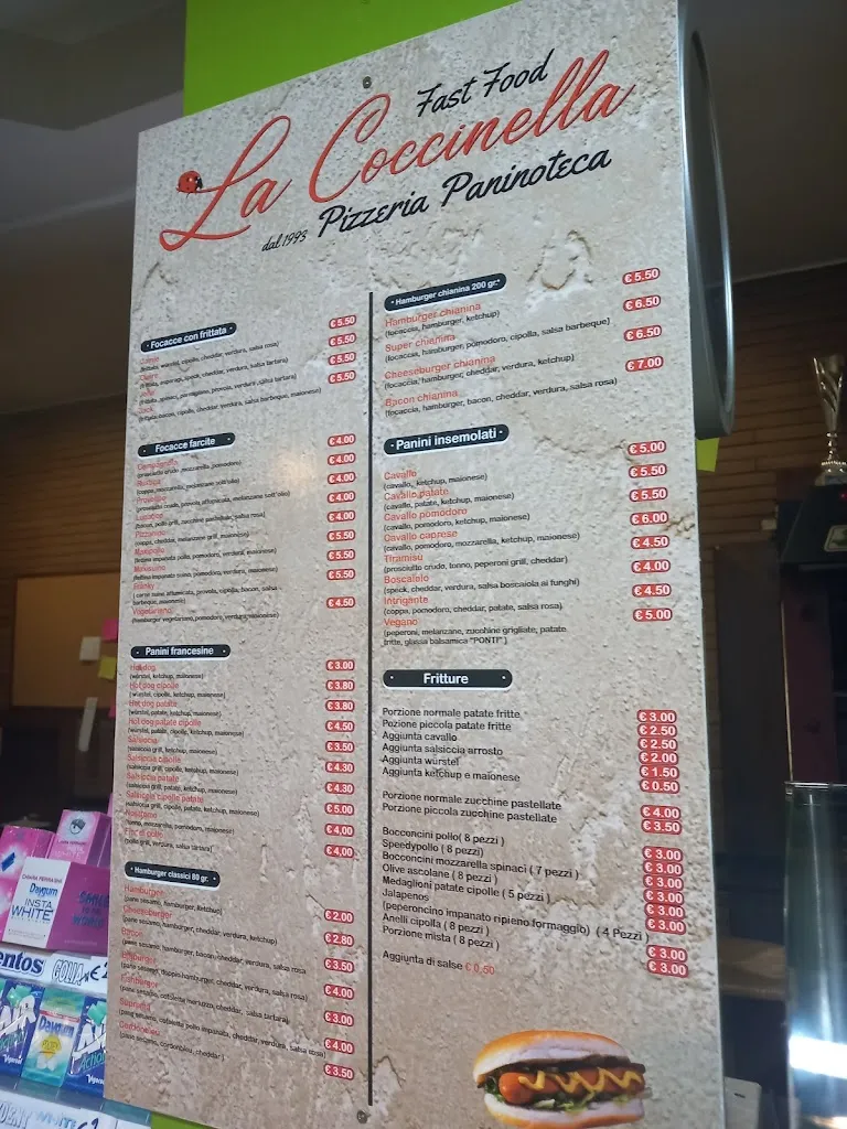 Menu_La Coccinella Fast Food_Assemini_image_1