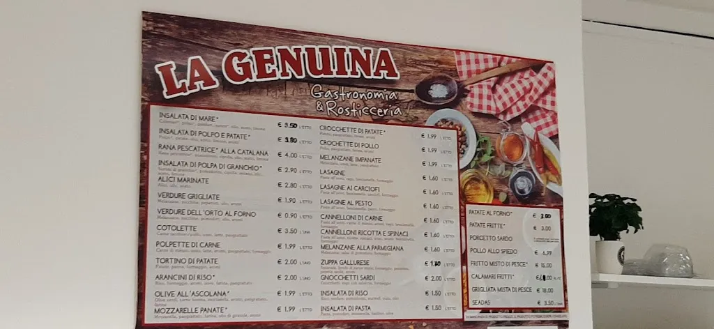 Menu_Gastronomia La Genuina_Badesi_image_1